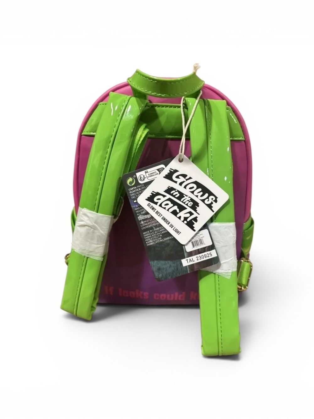Loungefly Goosebumps Haunted Mask Glow in the Dark Mini Backpack NWT - Picture 3 of 7